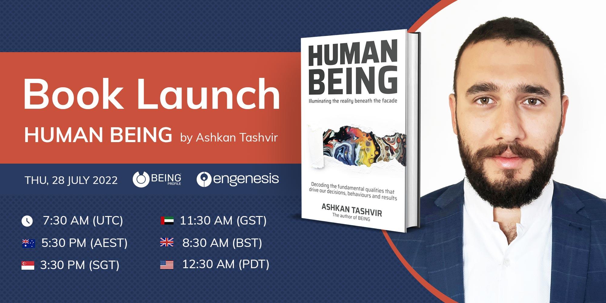 Human Being by Ashkan Tashvir - Book Launch Event